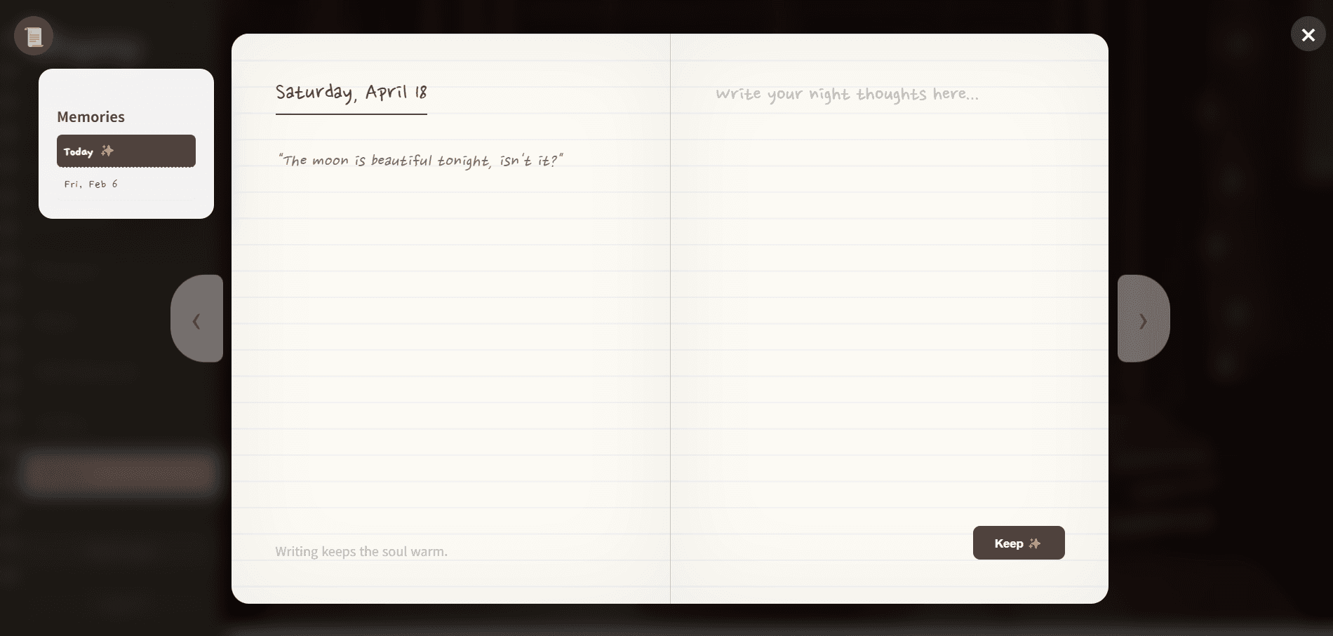 Dazzy: Diary preview