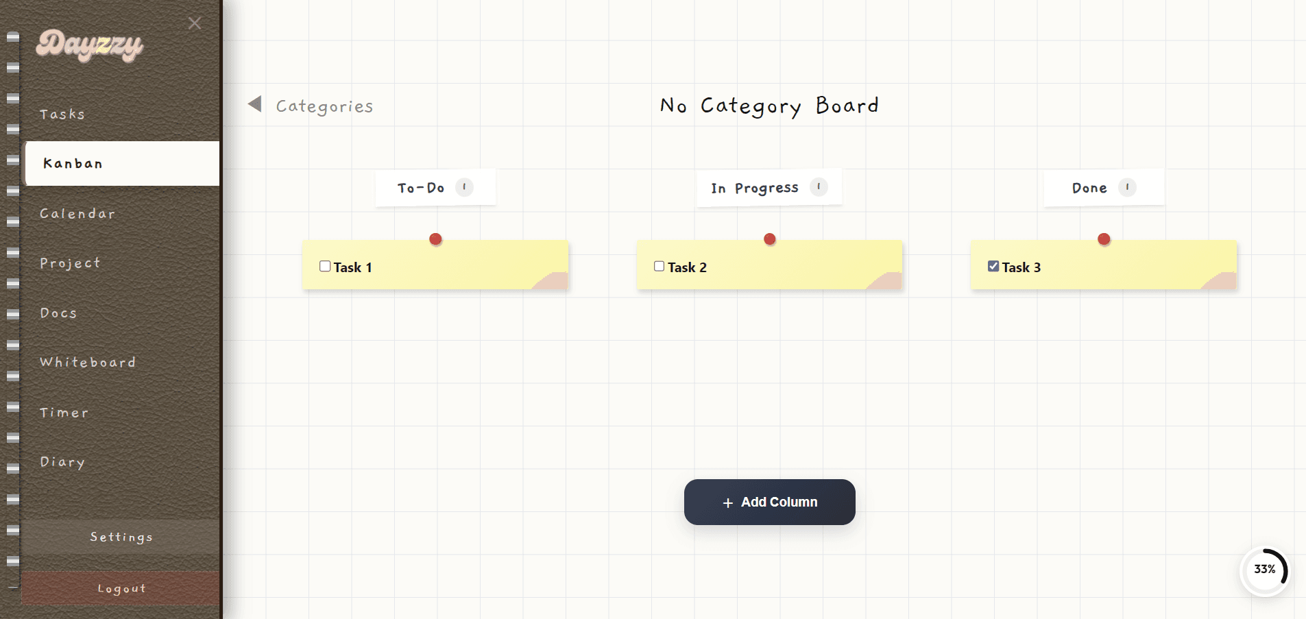 Dazzy: Kanban preview